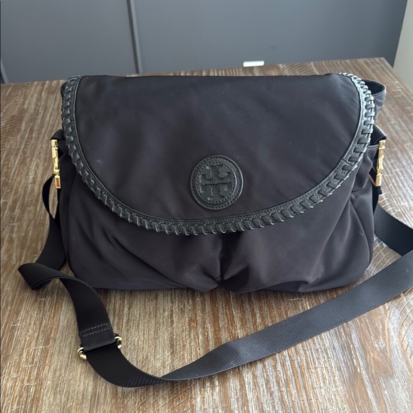 Tory Burch Handbags - Tory Burch Marion black nylon crossbody messenger diaper bag